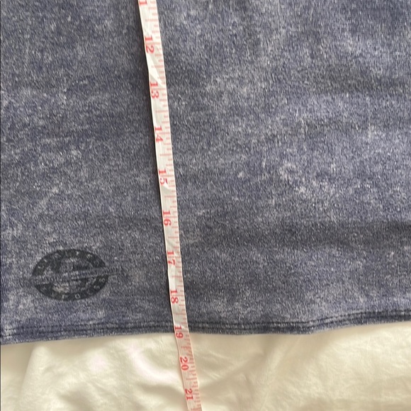 Vintage Express 1987 Collection Racerback Tank  Y2K Acid Wash Stretch Top (L) - Picture 8 of 8